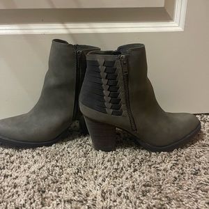 Sugar Grey & Black Booties